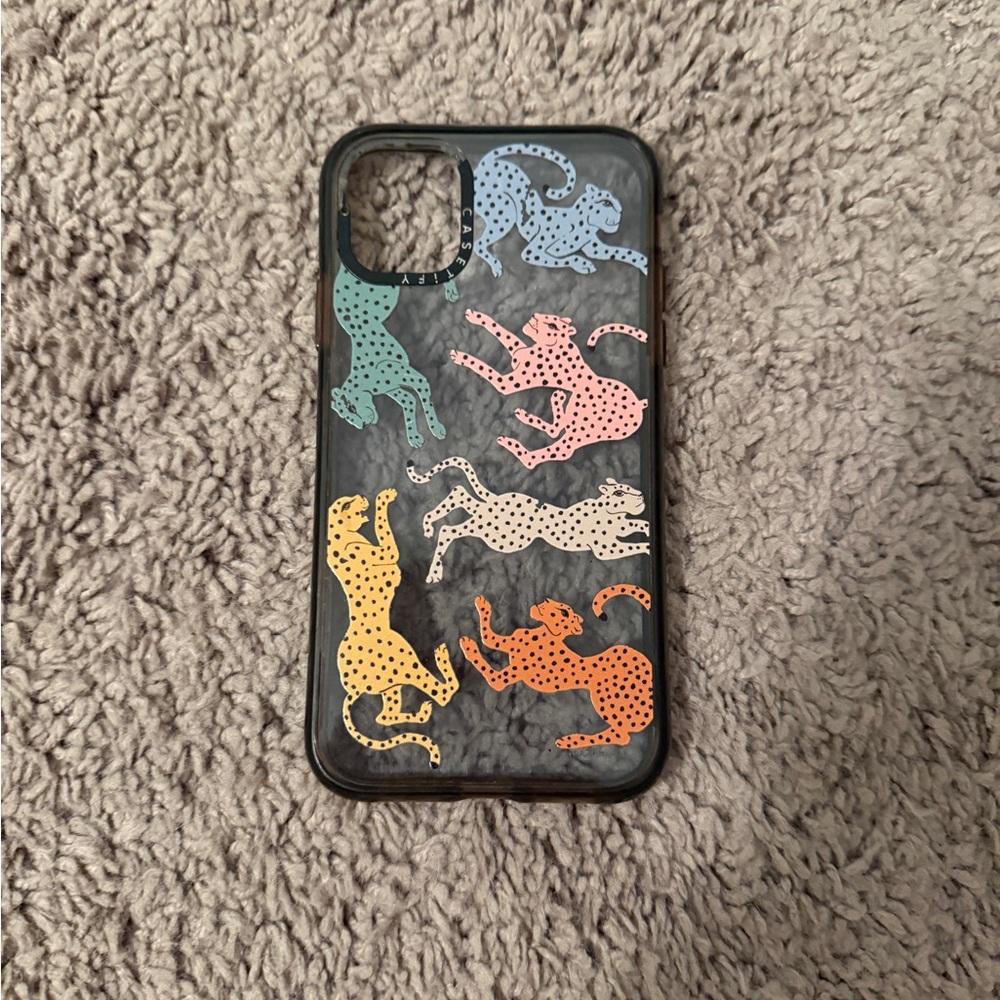 Casetify Different Color Leopards iPhone 11 Case